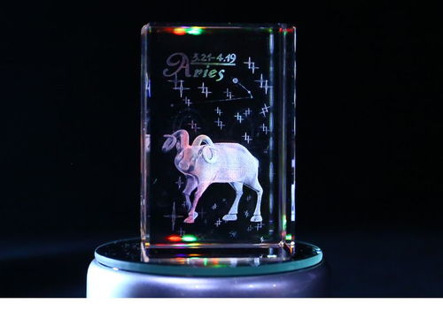 星州激光內雕3d水晶內雕生肖水晶玻璃工藝品擺件創意禮物