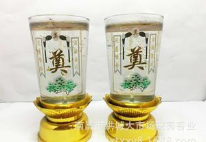 福瀚堂白千古無煙蓮花水晶燭 當環保美學點亮11.5厘米的清澈時光