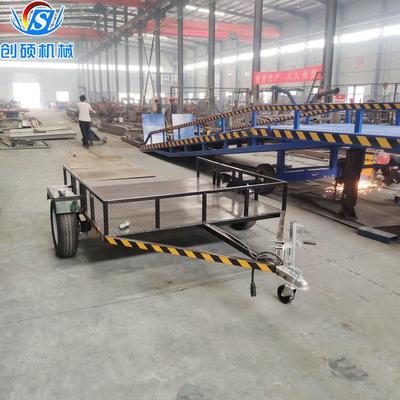 創(chuàng)碩機(jī)械汽車牽引式平板車道路牽引小拖車越野車平板拖掛車